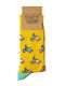 Dirty Socks Κάλτσες Yellow Vespa