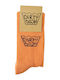 Dirty Socks Monochrome Orange Socks