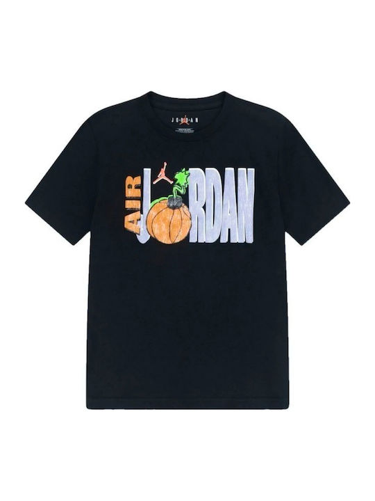 Jordan Παιδικό T-shirt Μαύρο Brand Secret
