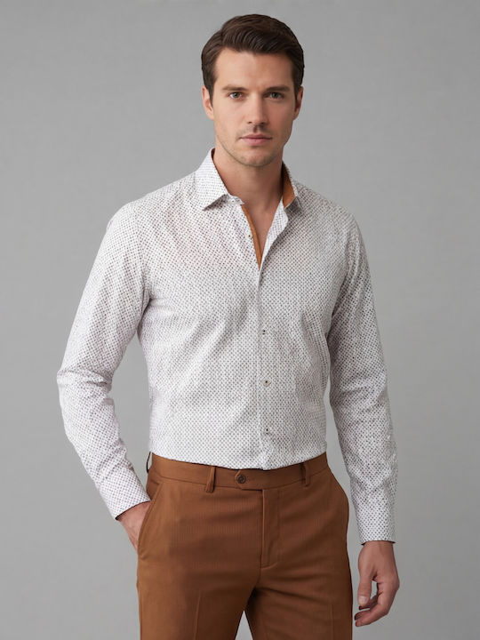Long Sleeve Shirt in Regular Fit Rust