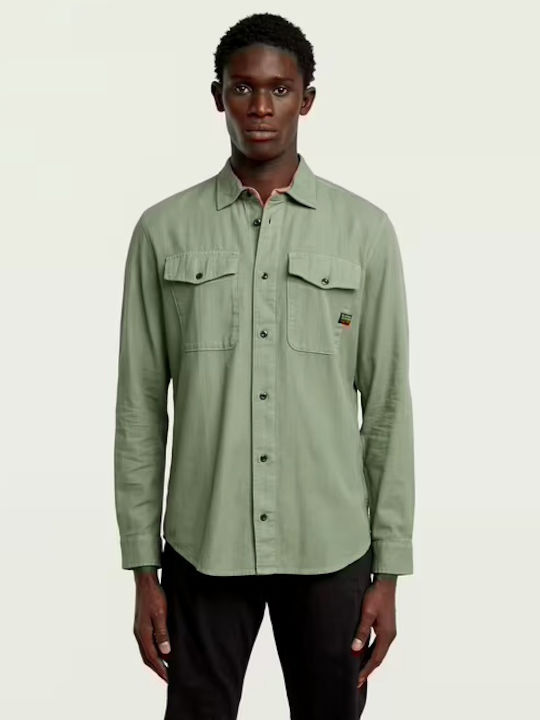 G-Star Raw Langärmeliges Herrenhemd in Enge Pas...