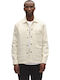 Overshirt Mânecă Lungă Ecru