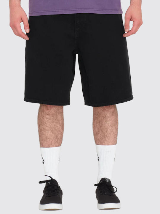 Billow Ανδρική Βερμούδα Τζιν Blk