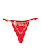 Damen-Slip Rot 021-Rot-L