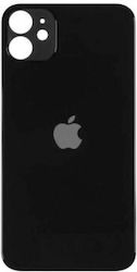 Капак За Батерия Самозалепваща Лента Apple iPhone 11 6.1" Задно Стъкло Черен Капак За Батерия Самозалепваща Лента Apple iPhone 11 6.1" Задно Стъкло Черен