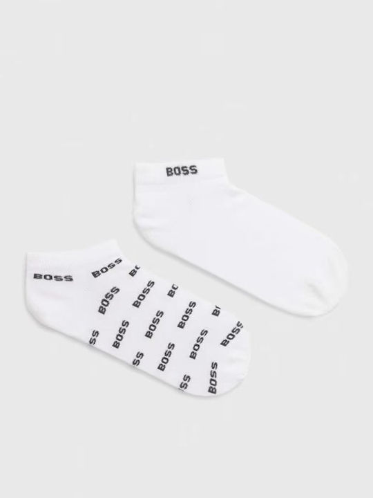 Boss Ανδρικές Κάλτσες Λευκό 2Pack