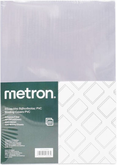 Metron Bookbinding Covers A3 200mic 100 Pieces 470.093964