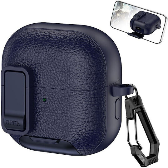Silicone Case With Hook In Blue Colour For Huawei FreeClip 2