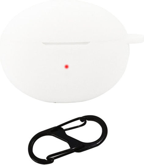 Husă Din Silicon Cu Cârlig Albă Pentru Huawei FreeBuds 6i