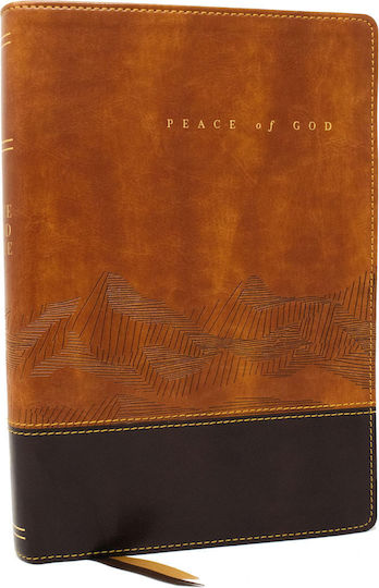 Peace Of God Bible: Discover And Experience God's Shalom Throughout The Bible (nkjv, Brown Leathersoft, Red Letter, Comfort Print)