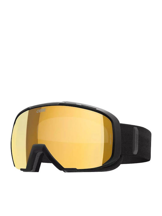Cebe Ski & Snowboard Goggles Adults Black With Lens In Black Colour