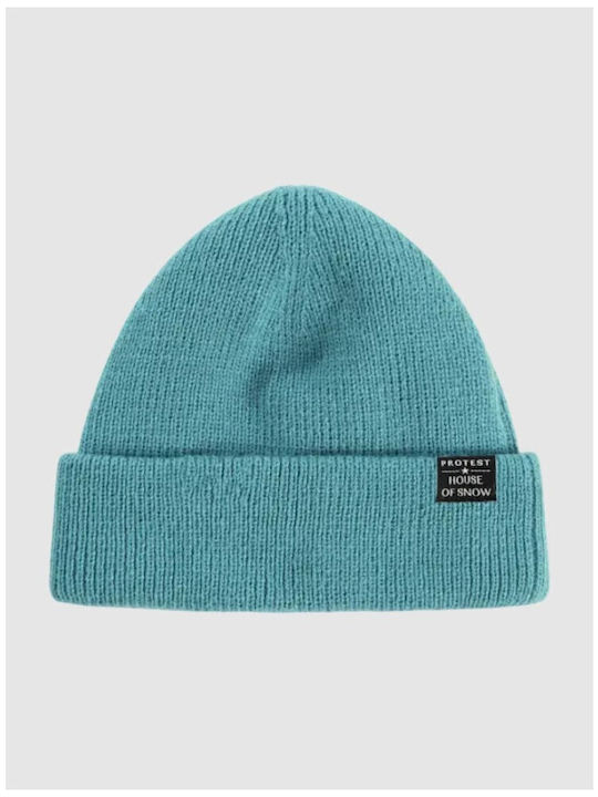 Beanie Γυναικείος Σκούφος Πλεκτός σε Μπλε χρώμα