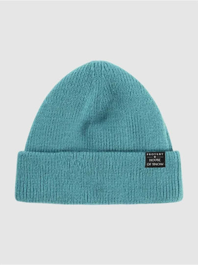 Beanie Damen Strickmütze in Blau Farbe