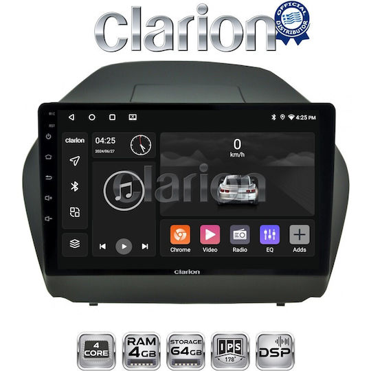 Clarion Ηχοσύστημα Αυτοκινήτου για Hyundai iX35 / Tucson 2009>2015 (Bluetooth/USB/WiFi/GPS/Apple-Carplay/Android-Auto)