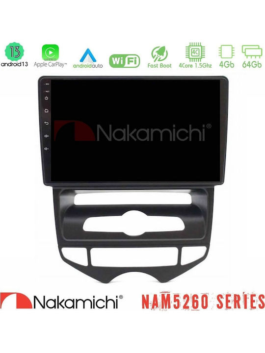 Nakamichi Car Audio System for Hyundai ix20 2010-2020 with A/C Bluetooth USB AUX WiFi GPS Apple CarPlay Android Auto with 10" Touch Screen