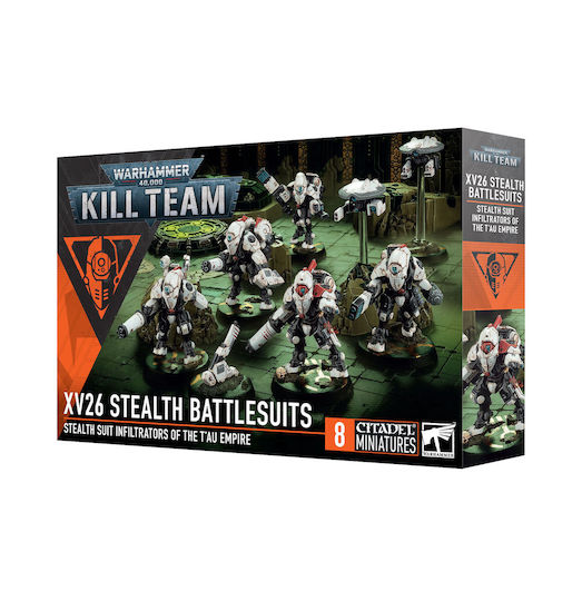 Warhammer 40k Tödliches Team Xv26 Tarnkappen-Kampfsuits 102-13