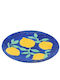Beauty Home Shallow Yellow Plate With Diameter 17.5cm