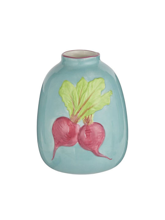 Butlers Διακοσμητικό Βάζο Κεραμικό Veggie Μπλε Y18cm