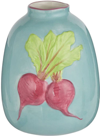 Butlers Διακοσμητικό Βάζο Κεραμικό Veggie Μπλε Y18cm