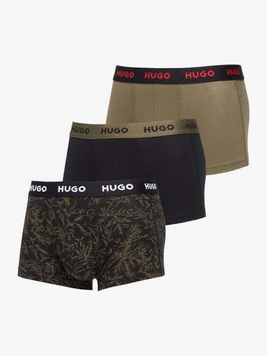 Hugo Мъжки Боксерки Multicolour 3 Броя