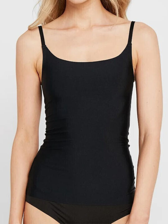 Black Women's Camisole with Spaghetti Strap