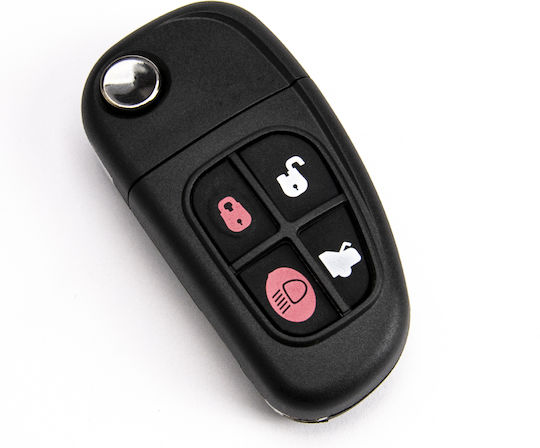 Car Key Shell Jaguar S-type X-type Xj Xjr Fo21 4 Buttons