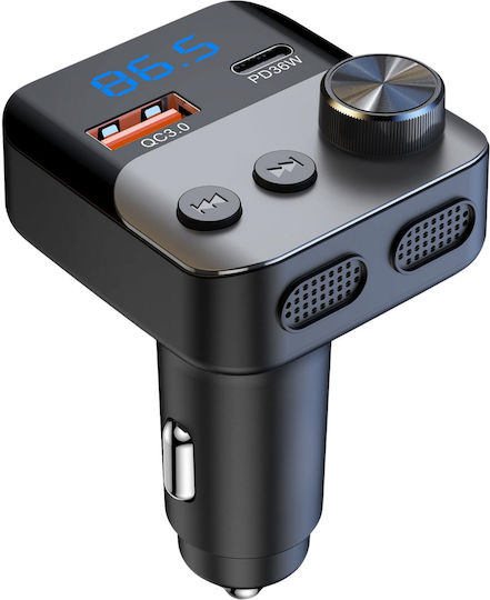 SGTT FM Transmitter Αυτοκινήτου με Bluetooth / USB