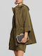 Women's Parka Jacket for Winter Khaki