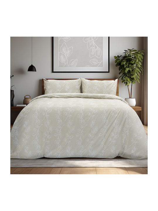 Lino Home Single Duvet Cover Set with Pillowcas...