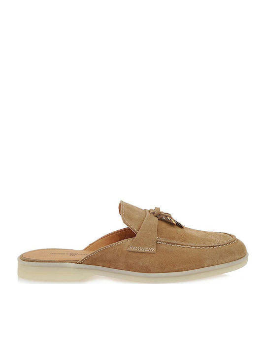 Mules With Heel In Brown Colour 12887 W480B8871547 - 40 - Tobacco