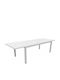 Letta Extendable Aluminum Dining Table White 280x95x74cm