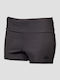 Imzar Women's High Waist Activewear Shorts Black 1056560005-BLACK