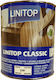 LINITOP Classic Solvent Based White Satin Impregnation Varnish 1lt