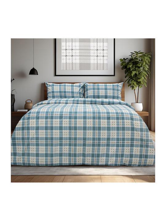 Lino Home Panier Super-Double Bed Sheets Set Wi...