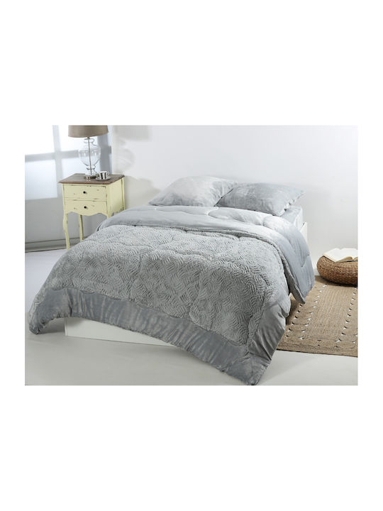 Silk Fashion Double Duvet Cover 220x240cm Plush...