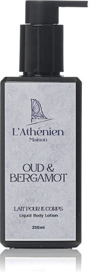 Maison L'Athenien Oud & Bergamot Bubble Bath with Hyaluronic Acid & Woody Scent 250ml