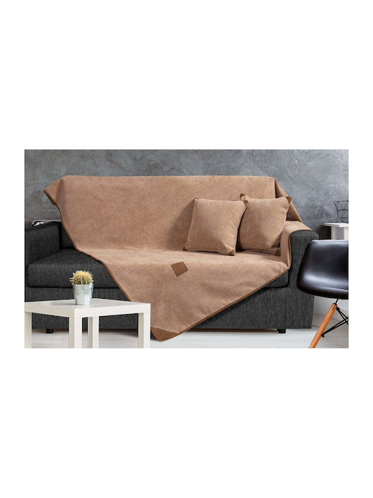 Beauty Home Art 8241 Three-Seater Sofa Throw 180x300cm Beige