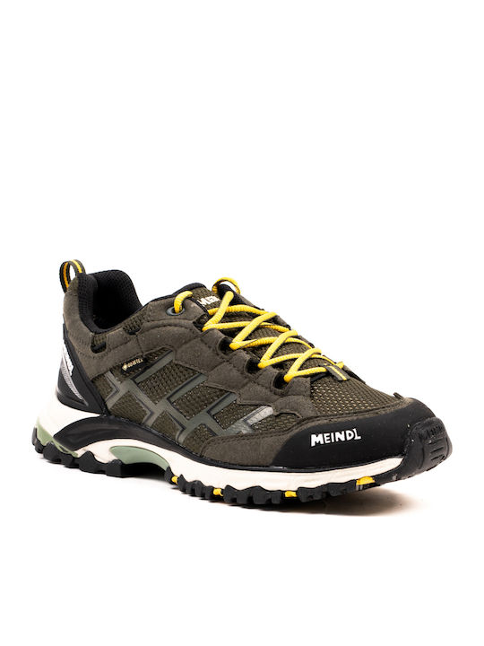 Meindl Caribe Men's Hiking Shoes Waterproof with Gore-Tex Membrane Green