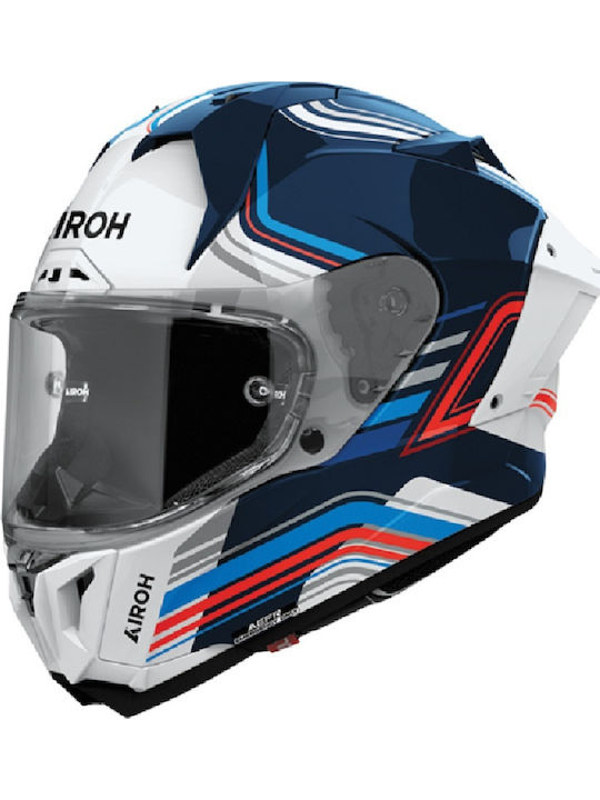 Airoh GP800 Hurricane Gloss Motorcycle Helmet F...
