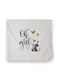 Bonjour Bebe Flannel Baby Burp Cloth 80x80cm Newborn