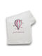 Bonjour Bebe Pink Pique Baby Burp Cloth 75x75cm