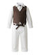 Kids Summer Suit 5 Pieces White 100000AG1000423