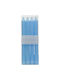 Alista Home Decorative Blue Taper Candle 80gr 4 Pieces