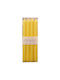 Alista Home Lumânare Decorativă Conică Galbenă 25cm 80gr 4 Bucăți