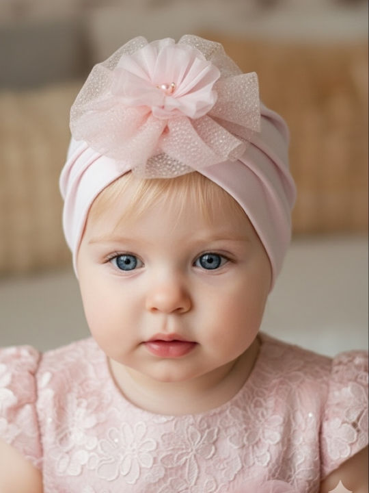 Bonjour Bebe Pink Turban