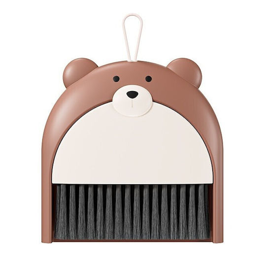Set Mătură Cu Fară Alista Home Birou Din Pp Model Urs 23 5 X 18 Cm Maro