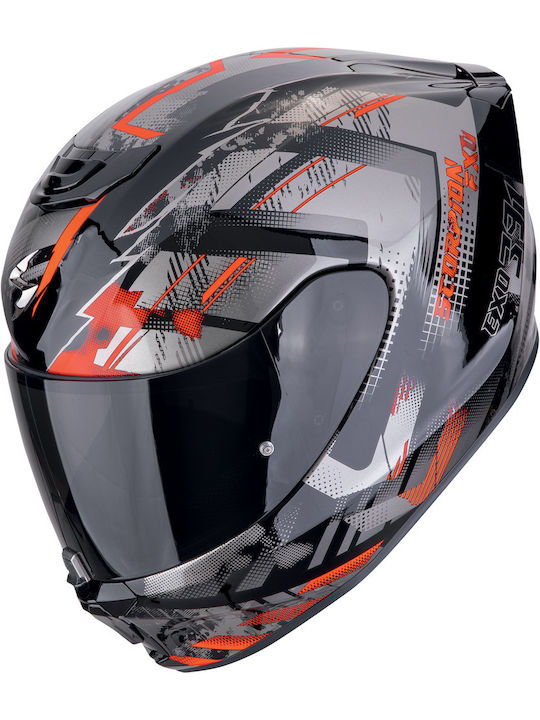 Scorpion EXO-391 Clutter Black/Red Κράνος Μηχαν...