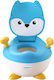 Alista Home Potties Toilet Fox with Lid Blue