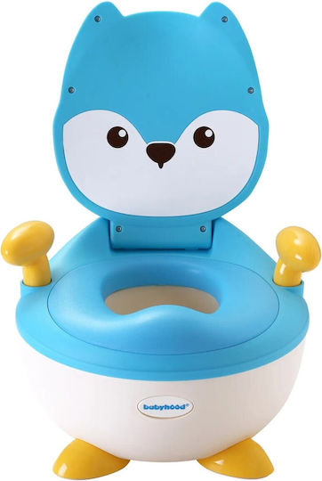 Alista Home Potties Toilet Fox with Lid Blue