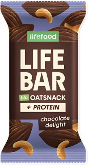 Lifefood Μπάρα με 18% Πρωτεΐνη & Γεύση Chocolate Delight 40gr